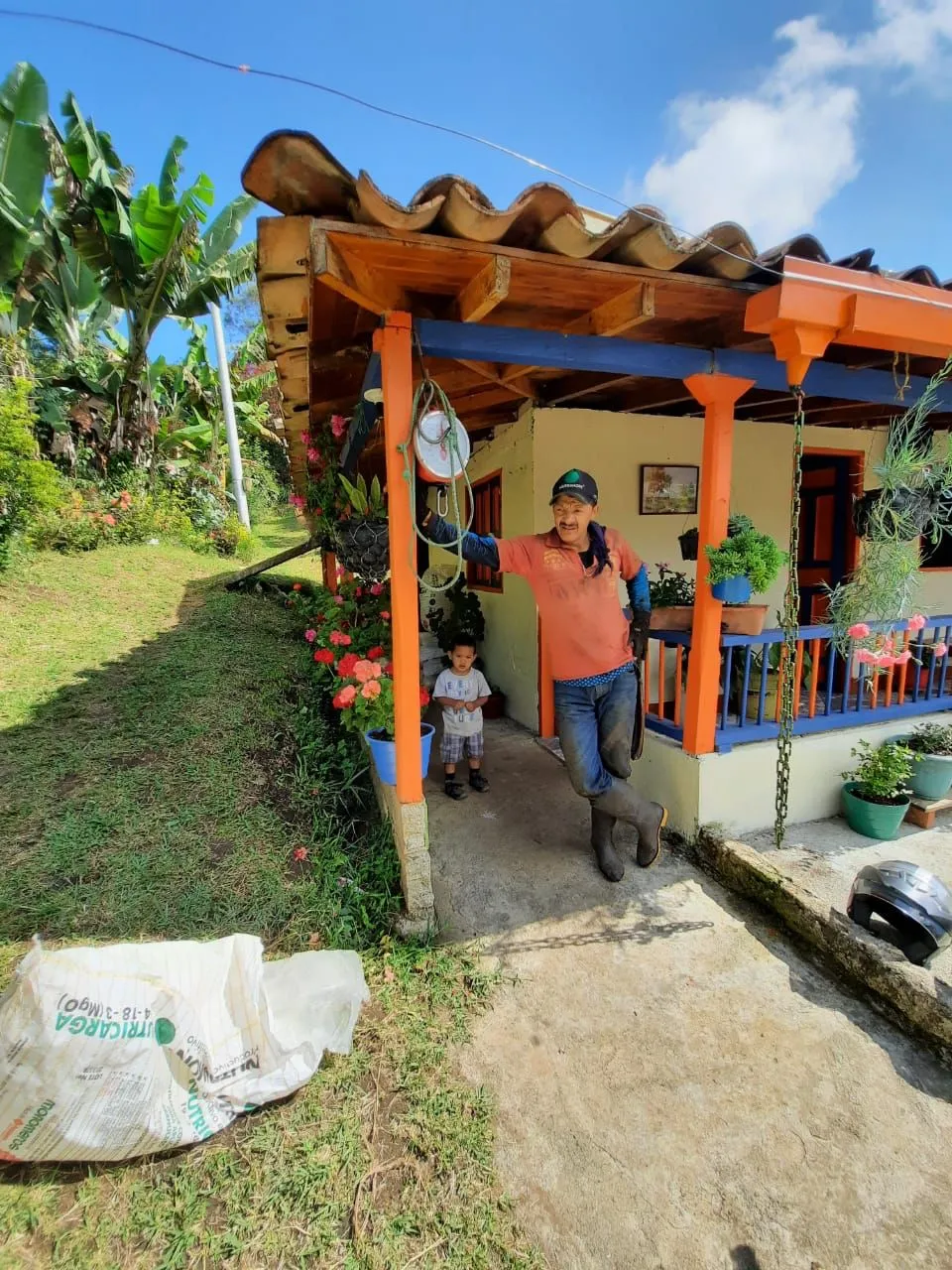 Portrait producteur café Colombie
