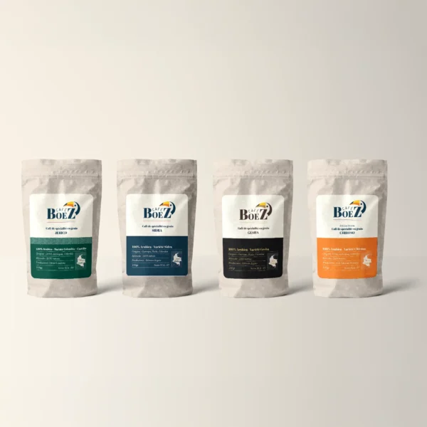 Pack découverte café colombien (4x50g) - Sidra / Chiroso / Gesha / Jérico